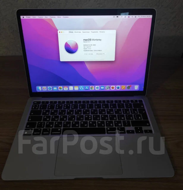 Apple MacBook Air 13 2020. 13.3", ���� 512���, WiFi: 1, Bluetooth: 1 ����