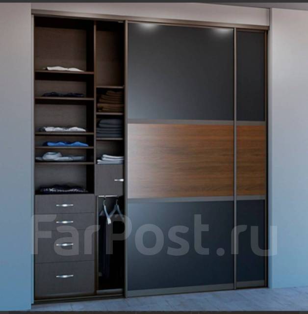 Шкафы купе, двери купе. Изготовление дверей купе во Владивостоке