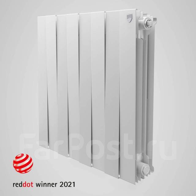 Радиатор Royal Thermo Биметалл Pianoforte 500 8 секций Bianco Traffico ...