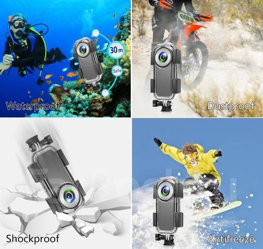 Подводный бокс для экшн-камеры insta360 One X2 в DeviceVL, новый, в ...