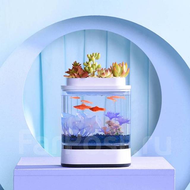 Акваферма Xiaomi Desgeo Mini Lazy Fish Tank Pro C300 - Аквариумистика и ...