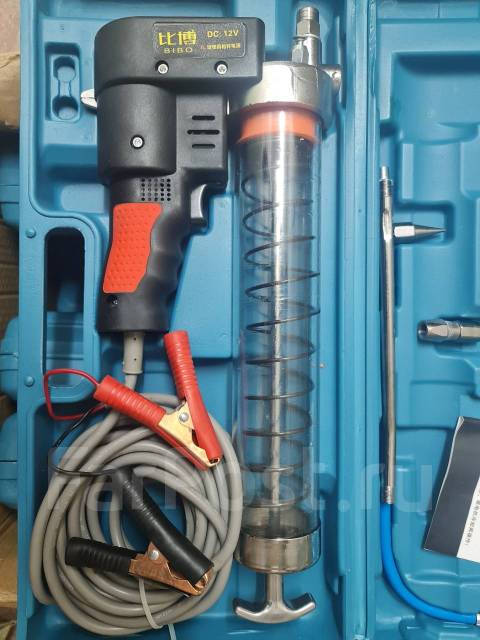 Электрический шприц для смазки авто 12V, новый, в наличии. Цена: 5 500 ...