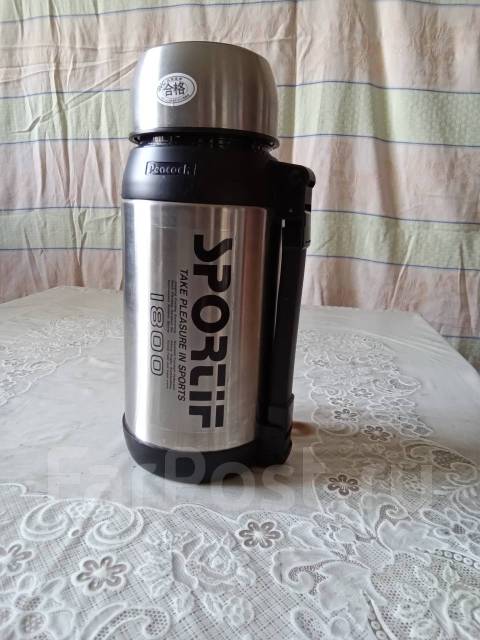Термос с металлической колбой "SPORtiF"ATX-1800(1,78л. )Новый! Япония ...