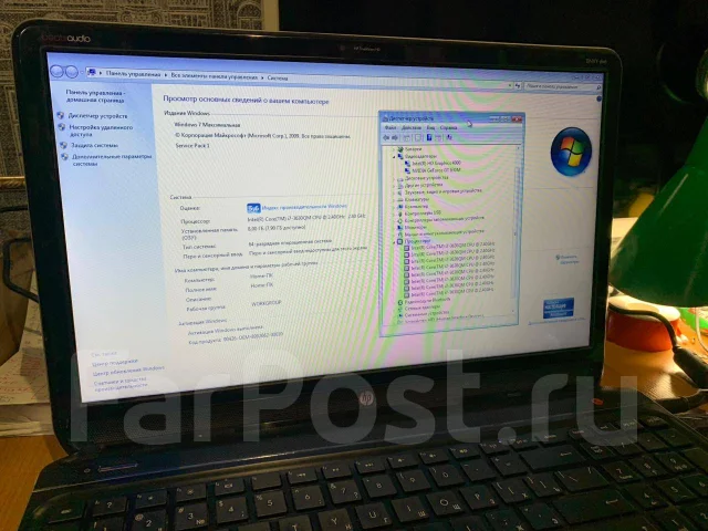 HP Envy dv6. 16.4", 3,4����, ��� 8 ��, ���� 250���, WiFi: 1, Bluetooth: 1, ����������� �� 3��. ����