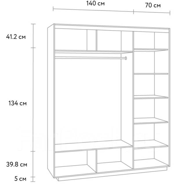 Шкаф купе ширина 210 см