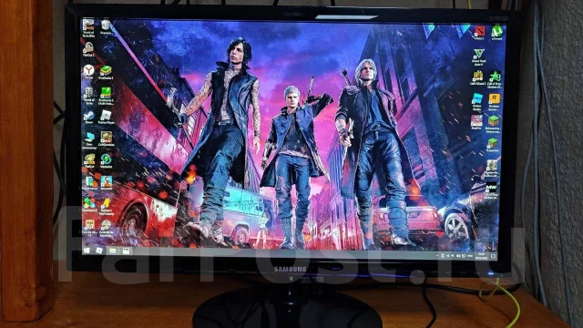 Samsung. 24", ���������� �� (LCD, LED, QLED) ����