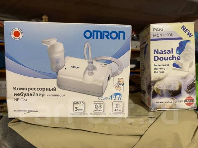 Компрессорный небулайзер Omron + промыватель носа - Медицинская техника ...