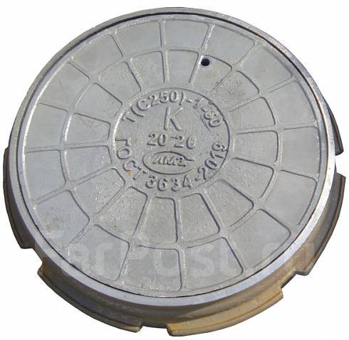 Люки канализационные чугунные тип Т (С250) тяжелый, в наличии. Цена: 11 ...