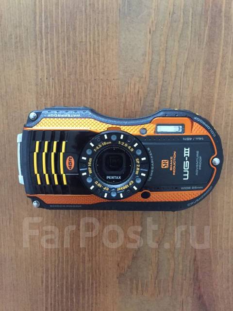 Цифровой защищенный фотоаппарат Pentax WG-3 - Фотоаппараты во Владивостоке