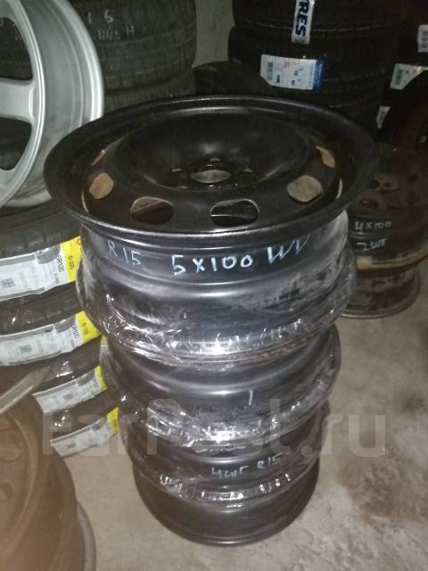 Диски железные R15H 6J WW et38 бу, WW0 DE, 15", 1 шт, 5x100 ...