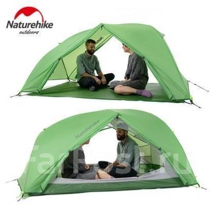 Палатка треккинговая 2-х местная Naturehike Star River 2 20D, новый ...