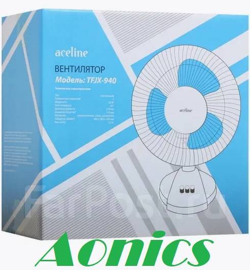 Вентилятор Aceline TFJX-940 белый/Настольный вентилятор, новый, в ...