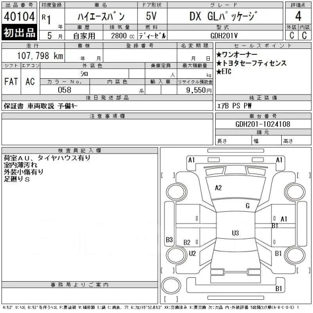 Toyota Hiace. �������, ������, 2.8 (151��.�.), ������, 108 000����. ��, �/�. ��� ����� �� ������������ ����