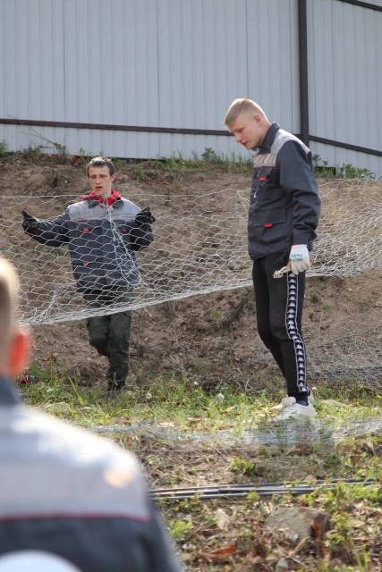 Благоустройство. Габионы. Монтаж габионов. Заборы из габиона брусчатка ...