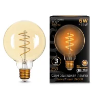 ����� ������ LED G95 E27 6�� 2400� �������� Golden Flexible Gauss - Led-Elektro ����