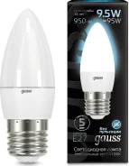 ����� ������ LED �37 ����� �27 9.5�� 4100� Candle Gauss - Led-Elektro ����