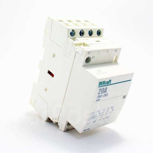 Контактор 16а 220в. Контактор модульный МК-103 25а 230v 2но (18064dek). Контактор модульный 20а. МК-103 контактор. Контактор 2но 2нз 220в.