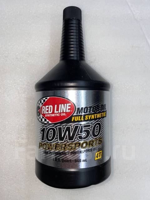 Моторное масло RedLine Powersports 10W50, синтетическое, 0,95 л. CF, SG ...