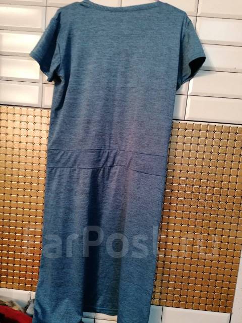 Летнее платье 50-52, 50, 52, б/у, в наличии. Цена: 450₽ во Владивостоке