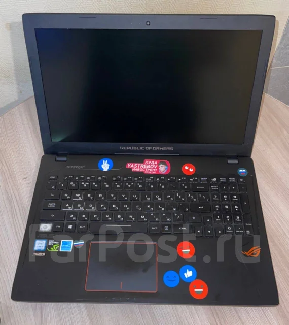 Asus ROG Strix GL553VD. 3,5����, WiFi: 1, Bluetooth: 1 ����