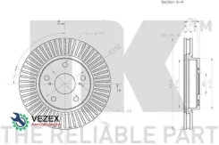 ���� ��������� �������� (275x25mm) NK 2045173 2045173 ����