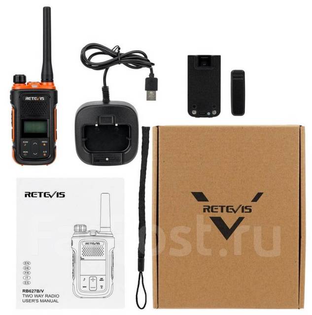Радиостанция Retevis RB627B PMR/LPD, новый, в наличии. Цена: 2 000₽ во ...
