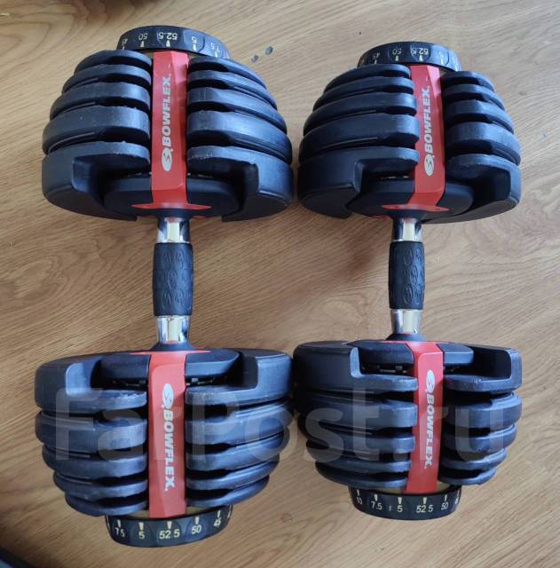 Профессиональные гантели Bowflex SelectTech 552i 24 кг - Тренажеры и ...