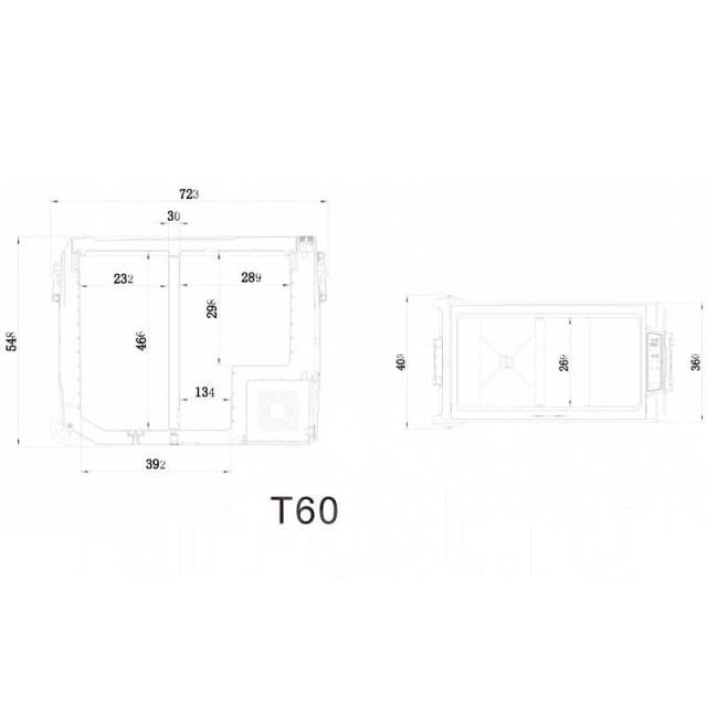 Автомобильный холодильник alpicool t60