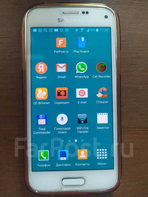 Смартфон самсунг s5 mini, белый, 4G LTE, б/у, в наличии. Цена: 1 500 ...