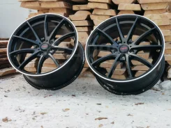 RAYS Homura 2X7 Glossy Black. 8.5/9.5x19", 5x120, ET30/33, �� 72,6���. ��� ����� �� ������ ����