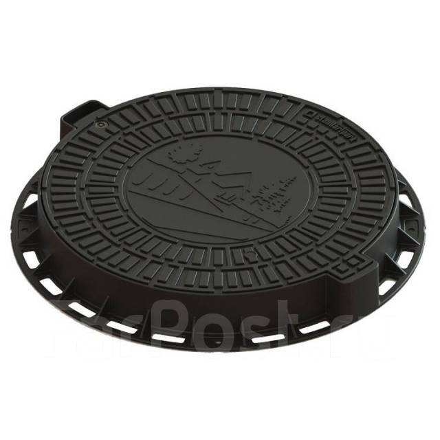 В МалоЭтажке! Люк Пластиковый Чёрный \"Домик\" Канализация Чёрный Дренаж ...