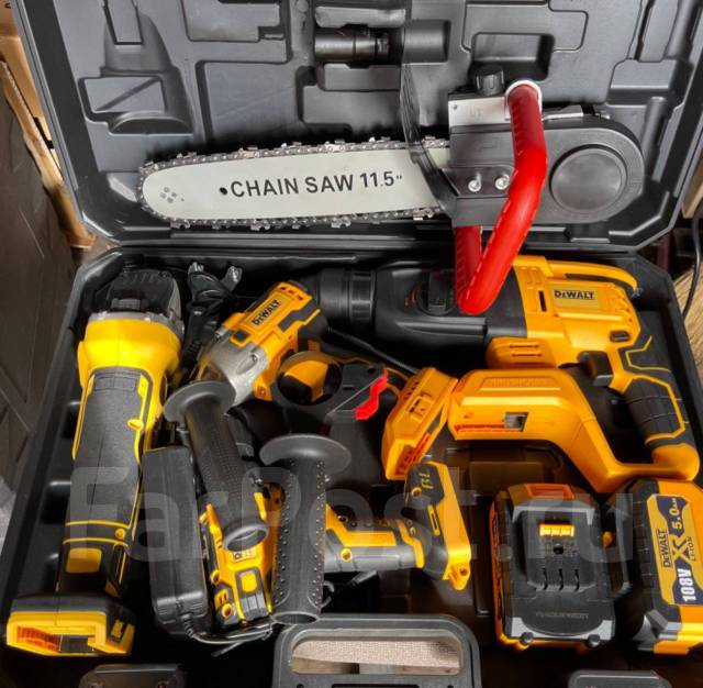 Набор аккумуляторного инструмента 5 в 1 Dewalt, новый, в наличии. Цена ...
