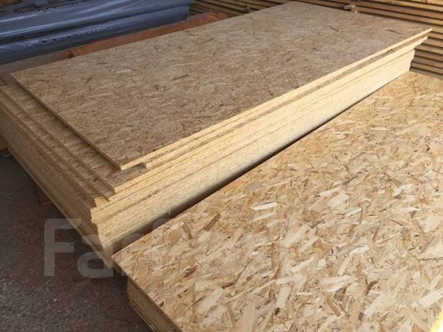 Плиты ОСП (OSB), в наличии. Цена: 950₽ во Владивостоке