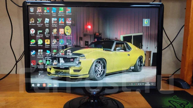 ViewSonic. 22", ���������� �� (LCD, LED, QLED) ����