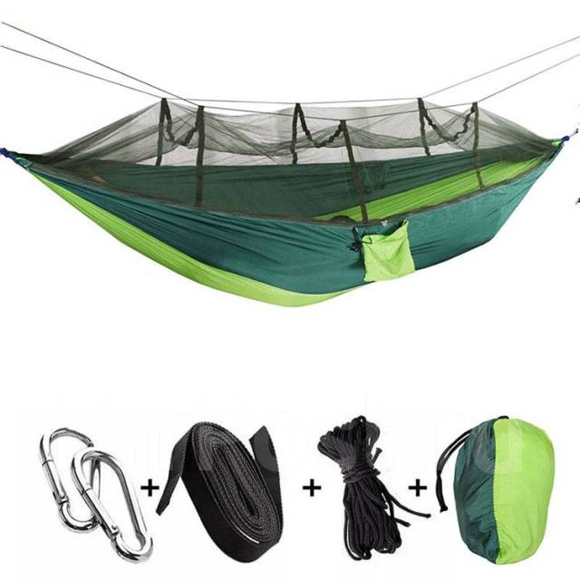 Гамак туристический 1 - 2-х местный с москитной сеткой, новый, в ...