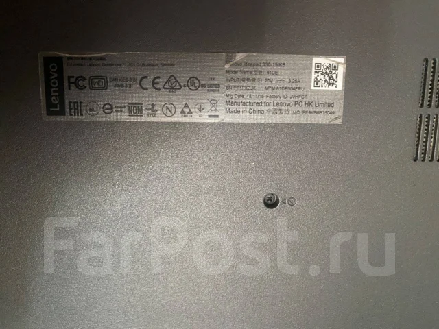 Lenovo IdeaPad 330-15IKB. 15.6", 2,2����, ��� 12 ��, ���� 600���, WiFi: 1, Bluetooth: 1, ����������� �� 2��. ����
