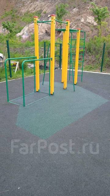 Резиновая крошка. Резиновое покрытие для спортивных детских площадок ...