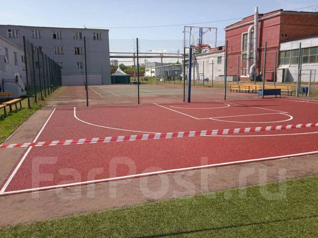 Резиновая крошка. Резиновое покрытие для спортивных детских площадок, в ...
