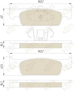 ������� ��������� Renault Sandero II, Logan II, Dacia (140.2�42.4�16,3) (�-� 4��) ����� [2016KT] 410605612R ����