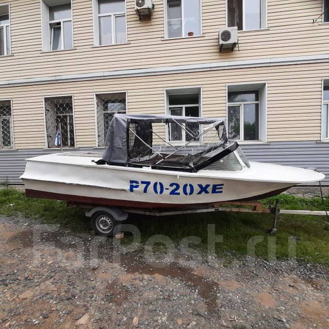 Лодка, катер Амур, стационарный, бензин, 6,20 м. 130,00 л.с. б/у, вналичии. Цена: 210 000₽ во Владивостоке