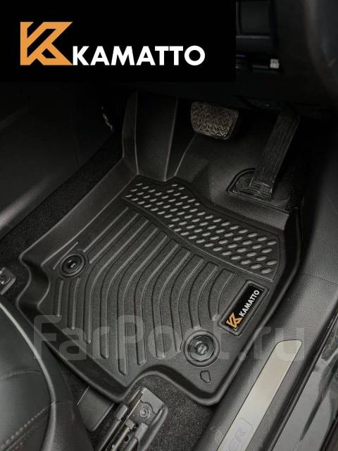Модельные 3D 3Д авто коврики Kamatto для Toyota Harrier 2020г+ TPE ...