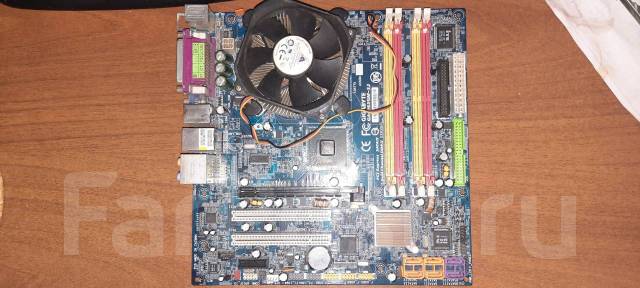 Материнская плата Gigabyte GA-965GM-S2 (нет изображения). Проц+Кулер ...