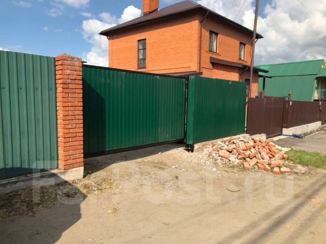 Установка заборов, ворот, откатные ворота, навесы. ремонт ворот ...