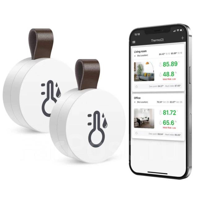 Датчик температуры и влажности, домашний / уличный, с Bluetooth, новый ...