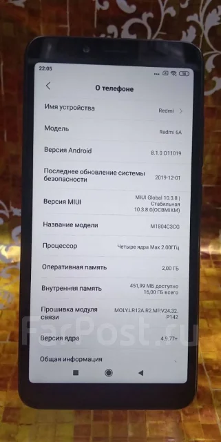 Xiaomi Redmi 6A. �/�, ����� ����