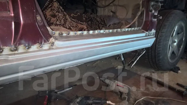 Рихтовка порога автомобиля