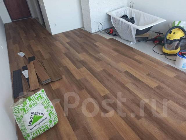 Укладка ламината, кварцвинила, пвх, линолеума, плинтус, ремонт полов в ...