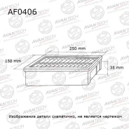 ������ ��������� Mazda 323 1,31,61,81,8T 91-94 Avantech AF0406 Avantech AF0406 AF0406 ����