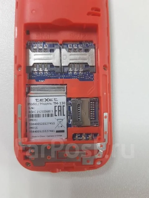 teXet TM-130. �����, ������, ��������� ����
