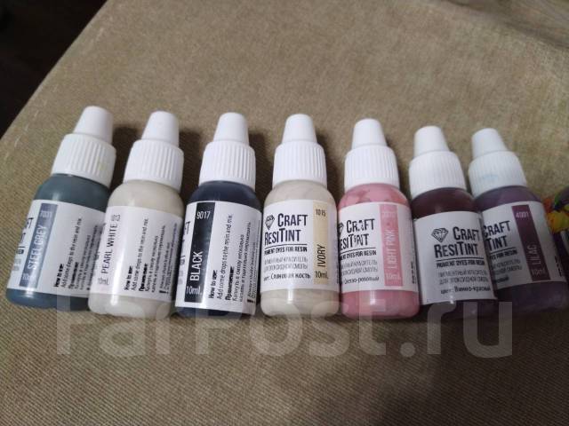 Краситель для эпоксидной смолы, б/у, в наличии. Цена: 150₽ во Владивостоке